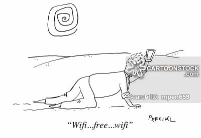 "Wifi...free...wifi."